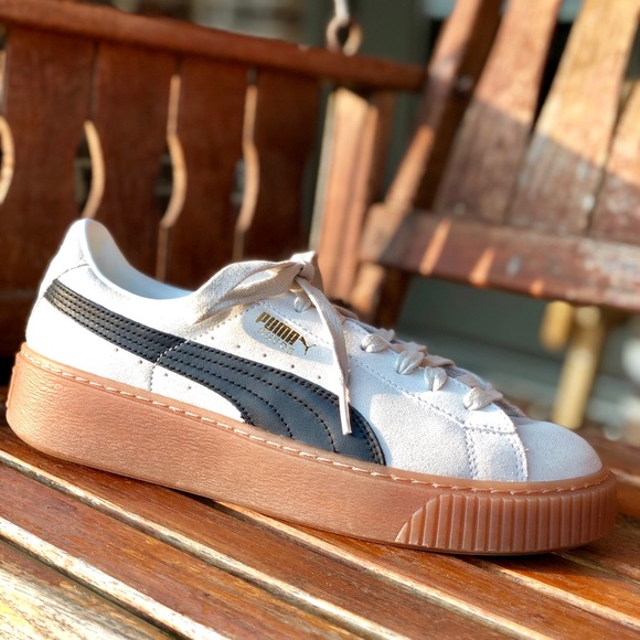 puma select suede platform